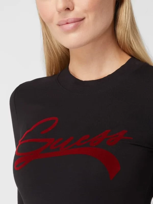 Guess Shirt Mit Stretch-Anteil Modell ‘Alexandra’ – Schwarz 4