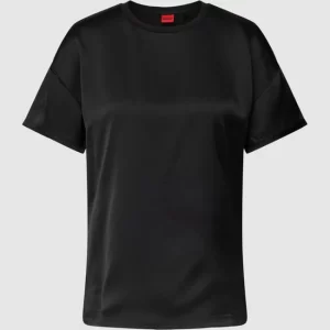 HUGO Blusenshirt Mit Strukturmuster Modell ‘Smart’ – Schwarz 9