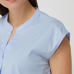 Emily Van Den Bergh Blusenshirt Mit Stretch-Anteil – Hellblau 11