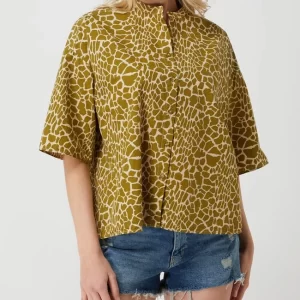 Smith And Soul Bluse Mit Animal-Print – Olivgrün 13