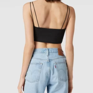 Tommy Jeans Crop Top Mit Label-Patch Modell ‘CROP RIB BADGE’ – Schwarz 15