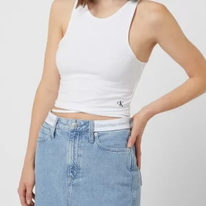 Calvin Klein Jeans Crop Top Mit Schnürung – Weiß 13