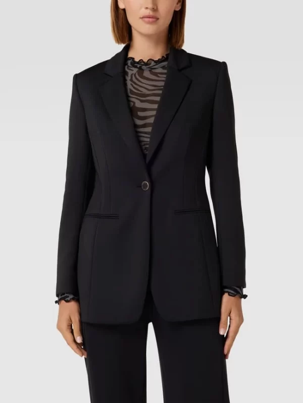 Marc Cain Blazer Mit Label-Detail – Schwarz 5