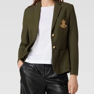 Lauren Ralph Lauren Blauer Mit Label-Patch – Olivgrün 13