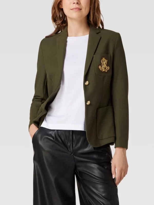 Lauren Ralph Lauren Blauer Mit Label-Patch – Olivgrün 5