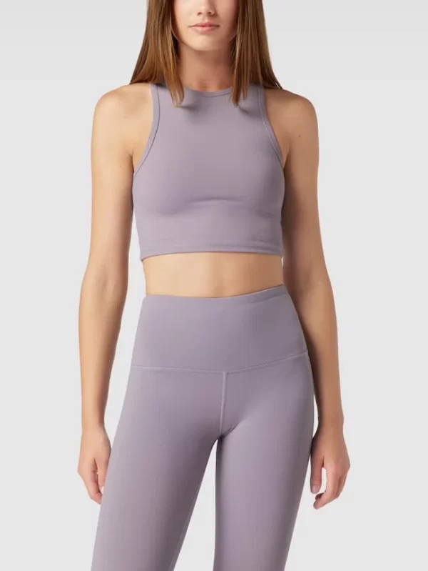 REVIEW Crop Top Mit Racerback – Purple 5