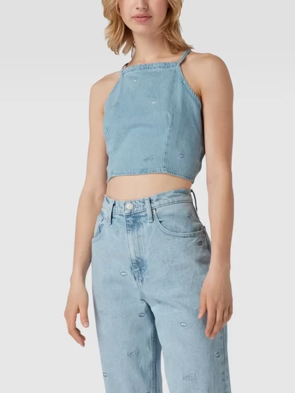 Tommy Jeans Crop Top Im Denim-Look – Jeans 5