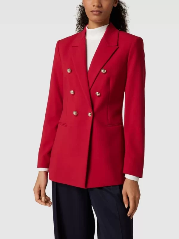 Mango Blazer Mit Paspeltaschen Modell ‘OLIVIA’ – Rot 5