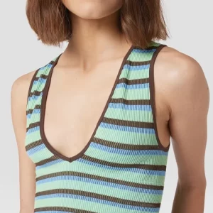 BDG Urban Outfitters Crop Top In Ripp-Optik – Blau 11