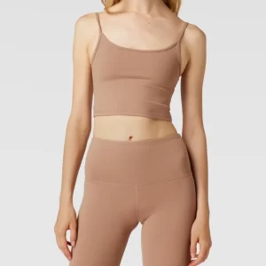 REVIEW Crop Top Mit Spaghettiträgern – Taupe 13