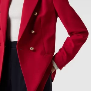 Mango Blazer Mit Paspeltaschen Modell ‘OLIVIA’ – Rot 11