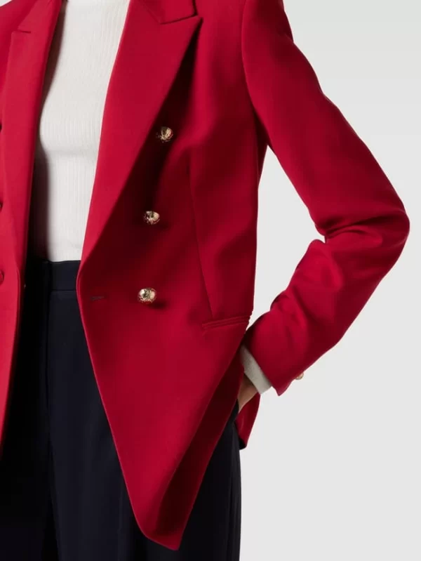 Mango Blazer Mit Paspeltaschen Modell ‘OLIVIA’ – Rot 4