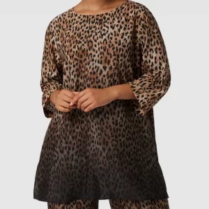 Marina Rinaldi PLUS SIZE Bluse Mit Allover-Animal-Print Modell ‘Farina’ – Schwarz 13