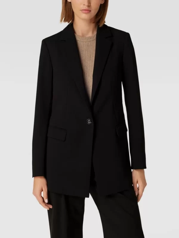 Comma Blazer Mit Pattentaschen – Schwarz 5