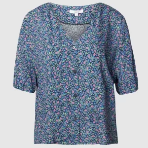 Jake*s Casual Bluse Mit Floralem Allover-Muster – Schwarz 9