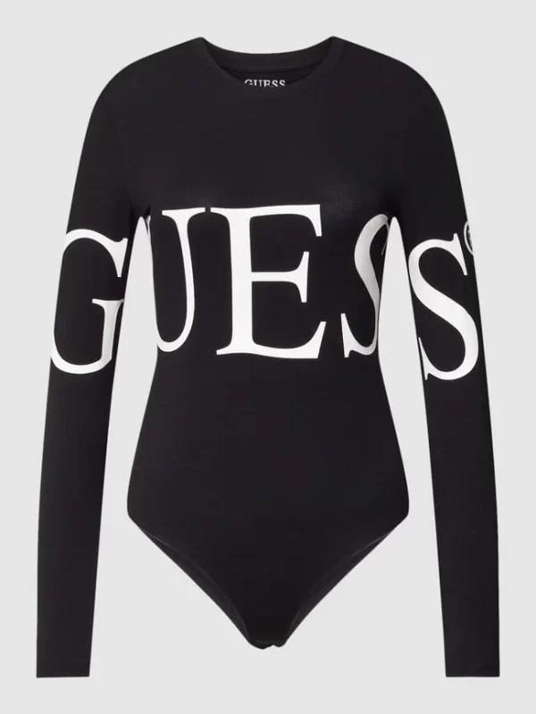 Guess Body Mit Label-Print – Schwarz 3