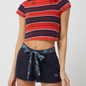 Superdry Cropped T-Shirt Aus Baumwolle – Rot 13