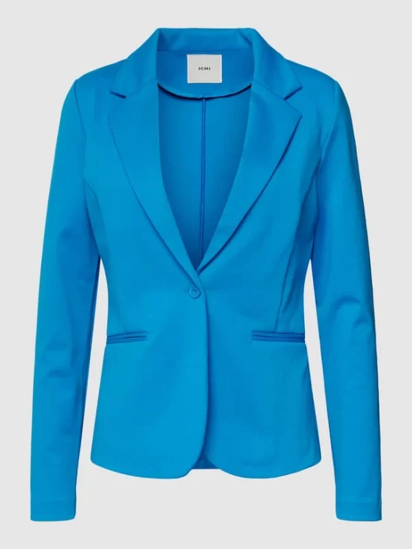 ICHI Blazer Im Unifarbenen Design Modell ‘KATE’ – Blau 1