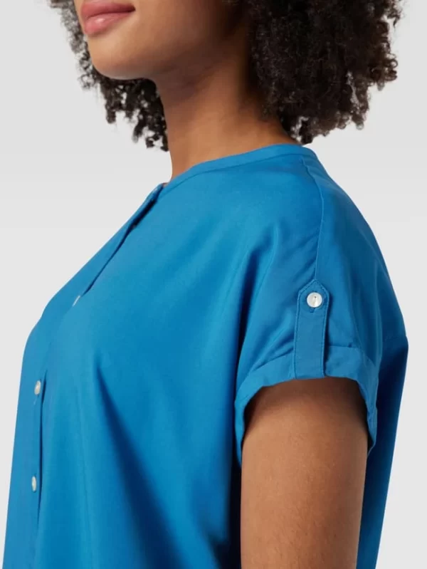 Tom Tailor Bluse Aus Viskose – Blau 4