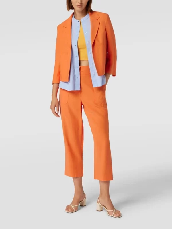 Comma Blazer Mit Reverskragen Modell ‘juni’ – Dunkel Orange 1