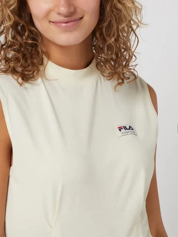 FILA Crop Top Aus Baumwolle Modell ‘Tuzla’ – Offwhite 4