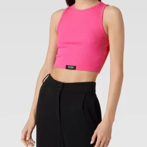 Alex Mariah Peter X P&C Crop Top In Ripp-Optik – Alex Mariah Peter X P&C – Pink 13