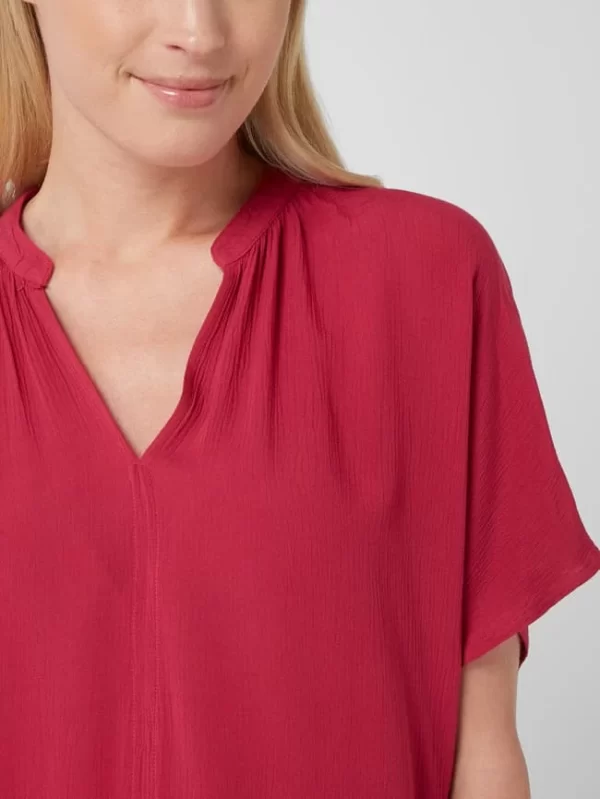 Montego Blusenshirt Mit Angeschnittenen Ärmeln – Fuchsia 4