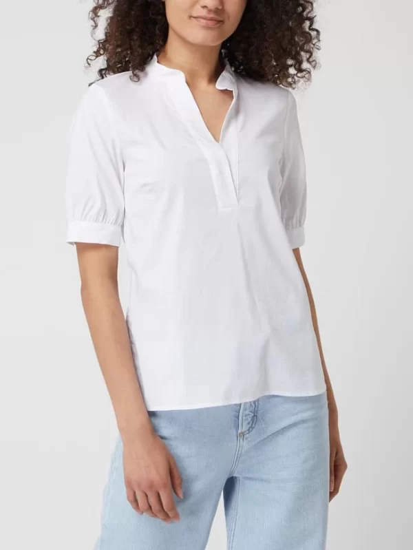 More & More Blusenshirt Mit Puffärmeln – Offwhite 5