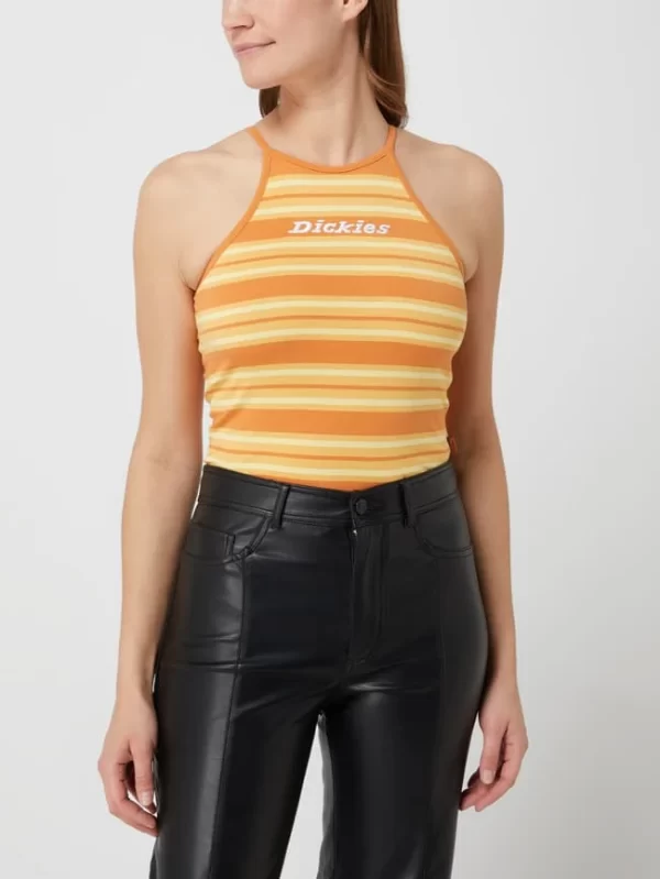 Dickies Crop Top Mit Amerikanischem Ausschnitt Modell ‘Lynnwood’ – Gelb 5