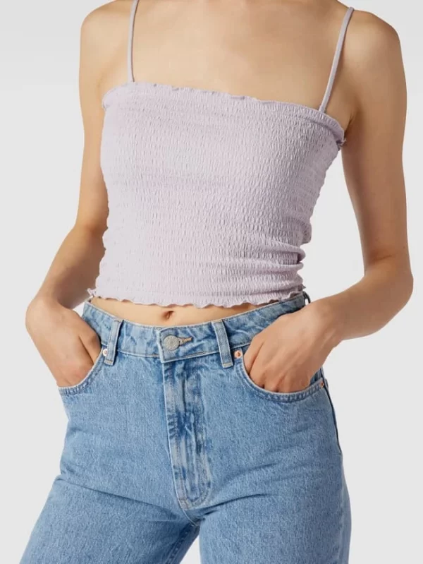 Levi’s® Crop Top In Smok-Optik – Flieder 4