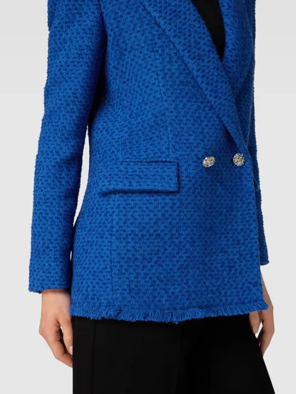 Mango Blazer Mit Strukturmuster Modell ‘BOSTON’ – Royalblau 4