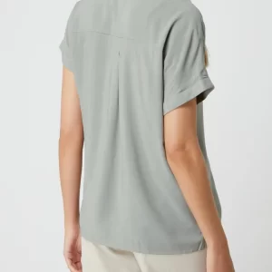 Soyaconcept Shirt Aus Viskose Mit Angeschnittenen Ärmeln – Khaki 15