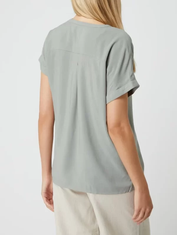 Soyaconcept Shirt Aus Viskose Mit Angeschnittenen Ärmeln – Khaki 6