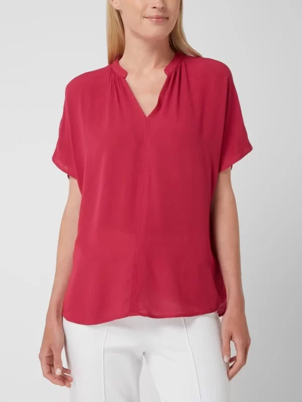 Montego Blusenshirt Mit Angeschnittenen Ärmeln – Fuchsia 5