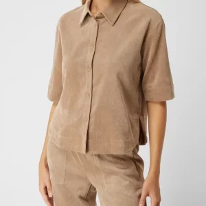 Opus Bluse Aus Cord Modell ‘Feppa’ – Beige 13