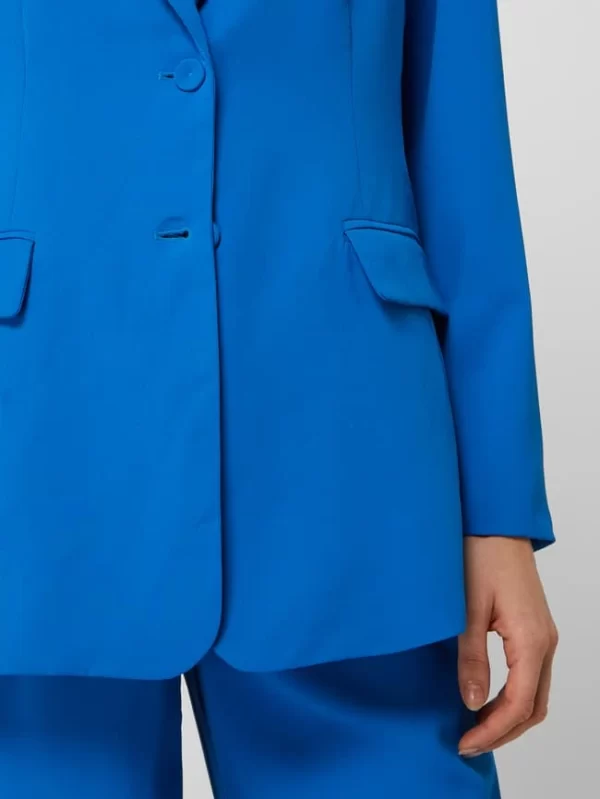 Minus Blazer Aus Krepp Modell ‘Velia’ – Ozean Blau 4