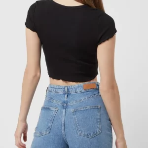 Only Crop Shirt Mit Floralem Muster Modell ‘Daisy’ – Schwarz 15