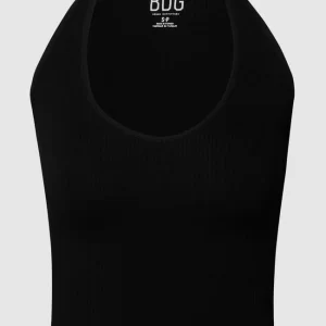 BDG Urban Outfitters Crop Top In Ripp-Optik – Schwarz 9