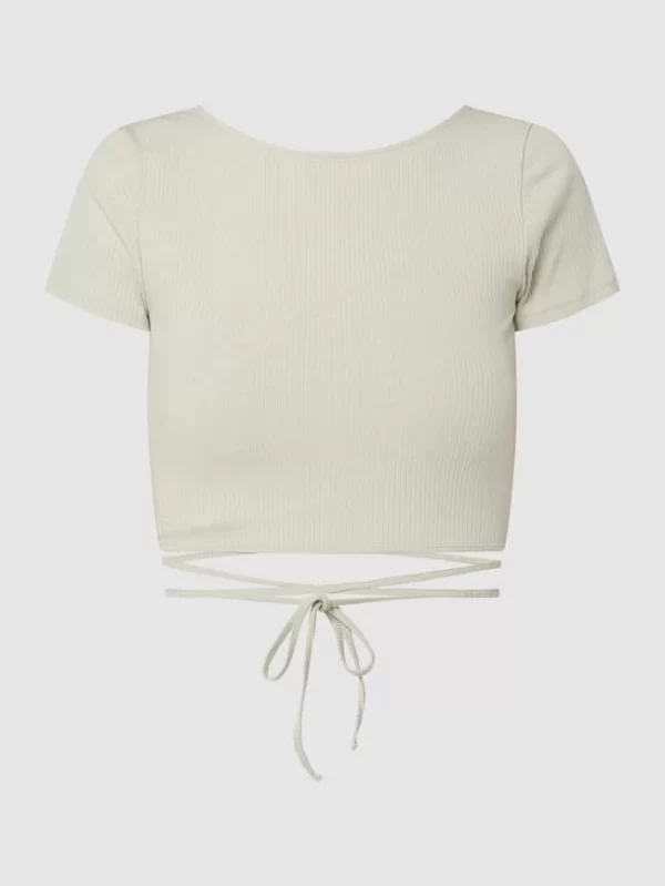 EDITED Crop Shirt Mit Schnürung Modell ‘River’ – Bottle 3