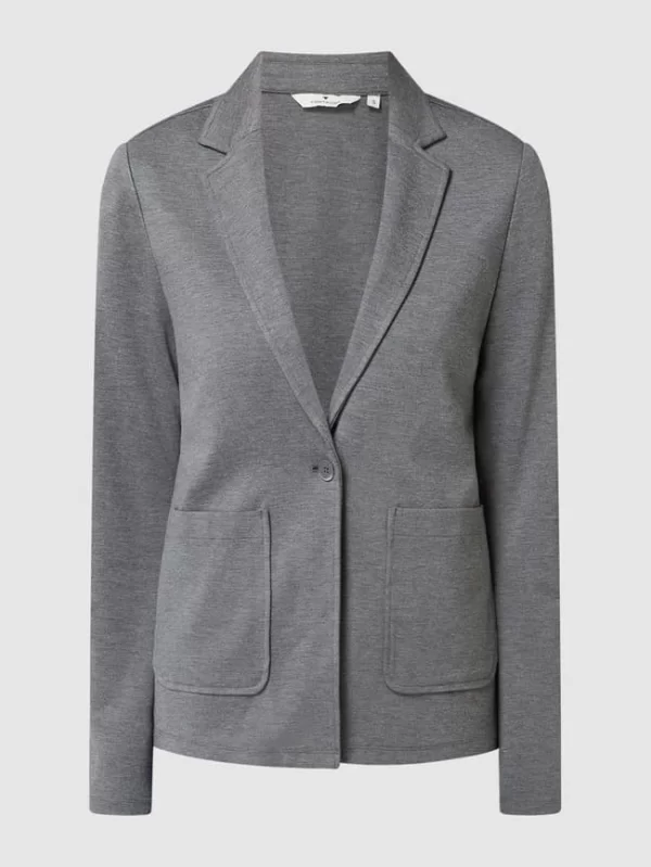 Tom Tailor Blazer Aus Jersey – Anthrazit 3