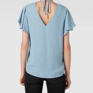 Jake*s Collection Bluse Mit Volantärmeln – Bleu 15