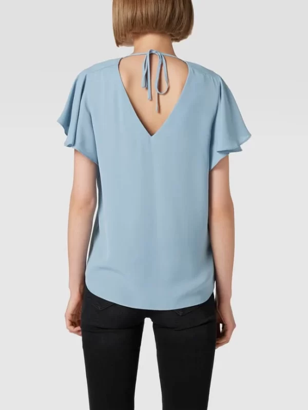 Jake*s Collection Bluse Mit Volantärmeln – Bleu 6