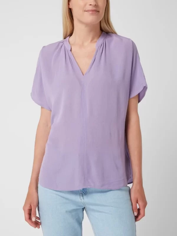 Montego Blusenshirt Mit Angeschnittenen Ärmeln – Violett 5