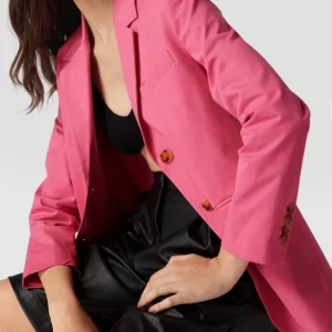 Mango Blazer Mit Pattentaschen – Fuchsia 11