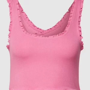 Only Crop Top Mit Rüschen – Pink 9