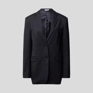 Designers Remix Blazer Mit Reverskragen – Schwarz 10