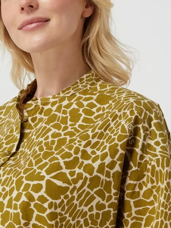 Smith And Soul Bluse Mit Animal-Print – Olivgrün 4