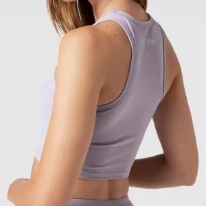 REVIEW Crop Top Mit Racerback – Purple 11