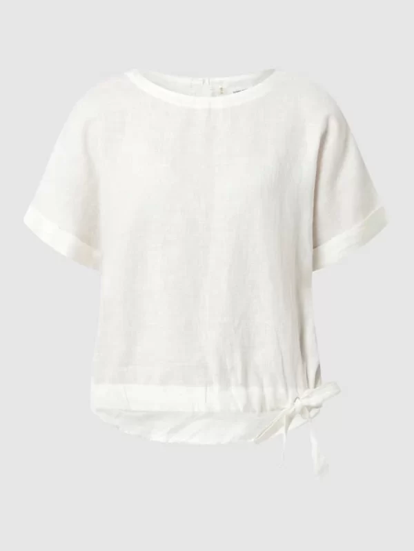 Gerry Weber Blusenshirt Aus Leinen – Offwhite 3