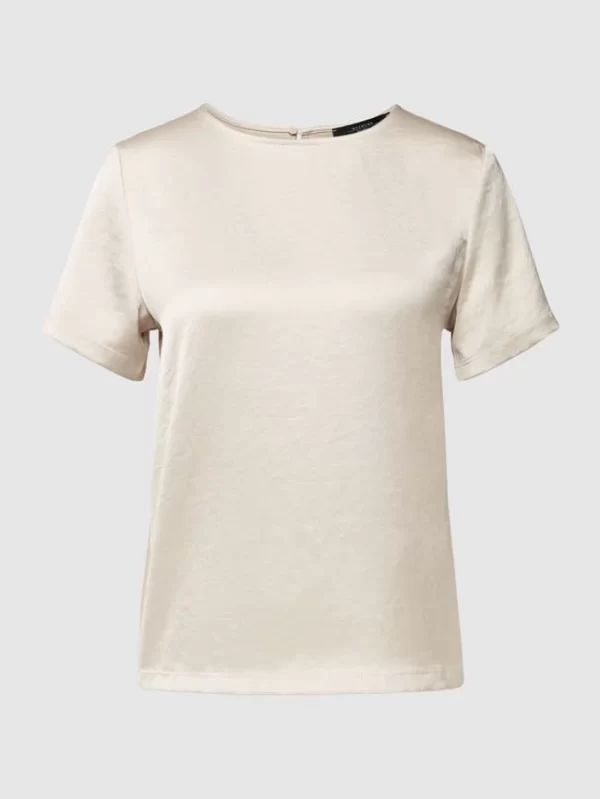 Weekend Max Mara Blusenshirt Mit Rundhalsausschnitt – Beige 3